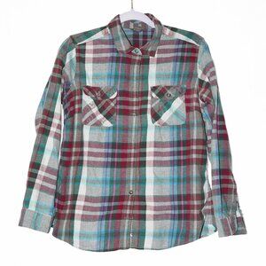 Eddie Bauer Plaid Button-Down Shirt